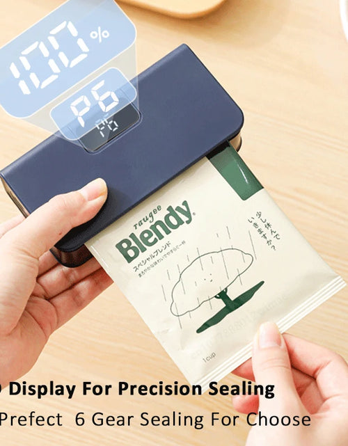 Load image into Gallery viewer, Plastic Bag Sealer Mini Heat Bag Sealing Machine Rechargeable Handheld Food Packaging Heat Sealer Thermal Bags Sealing Machine
