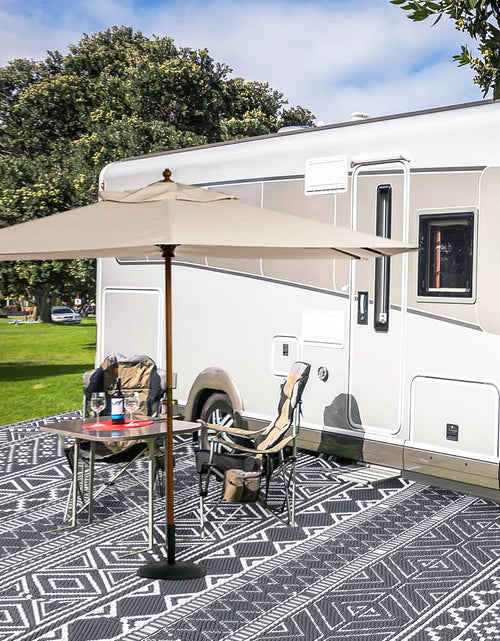 Load image into Gallery viewer, Outdoor Rug 5x8 Waterproof Reversible Patio Rug Outside Plastic RV Rug Boho Camping Rug for Camper Porch Balcony Backyard Picnic
