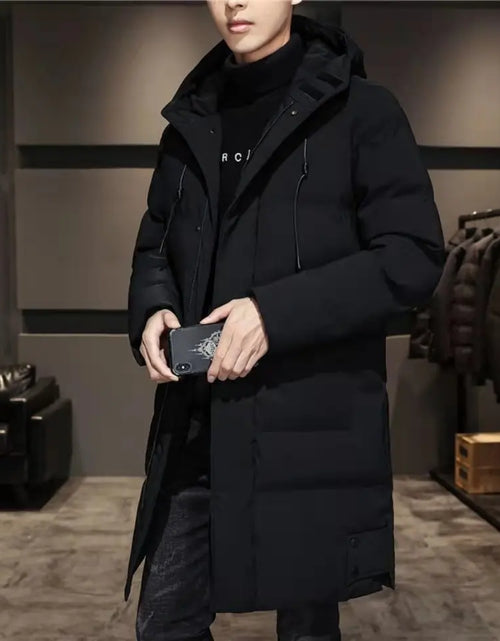 Load image into Gallery viewer, DIMUSI Winter Men&#39;s Long Jacket Casual Men Outwear Thermal Parkas Coats Man Cotton Thick Warm Windbreaker Jackets Brand Clothing
