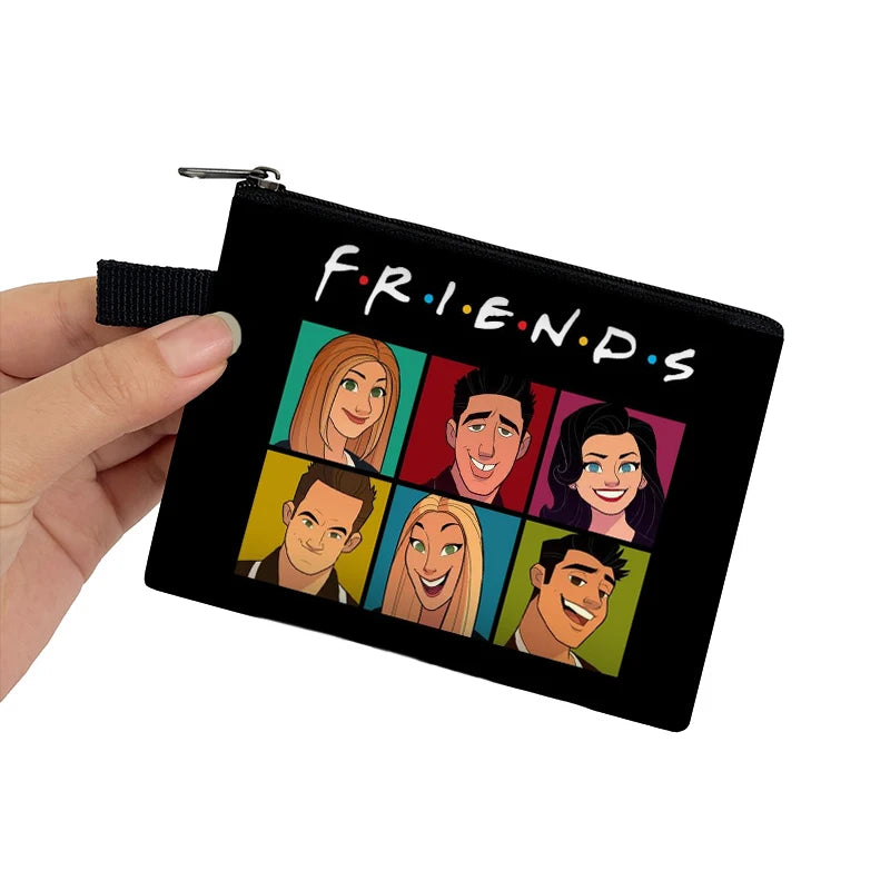 Friends Print Coin Purse CENTRAL PERK Small Wallets
