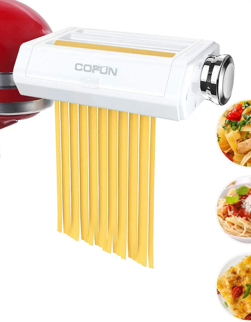 Load image into Gallery viewer, Pasta Attachment for Kitchenaid Stand Mixer,Cofun 3 Piece Pasta Maker Machine with Pasta Roller and Cutter Set for Dough Sheet,
