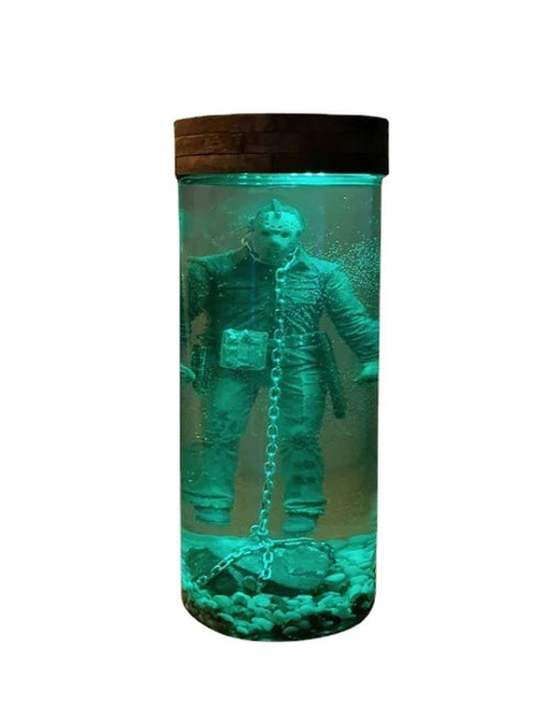 Load image into Gallery viewer, Jason Is Alive Resin Lamp Horror Movie Character Night Light
