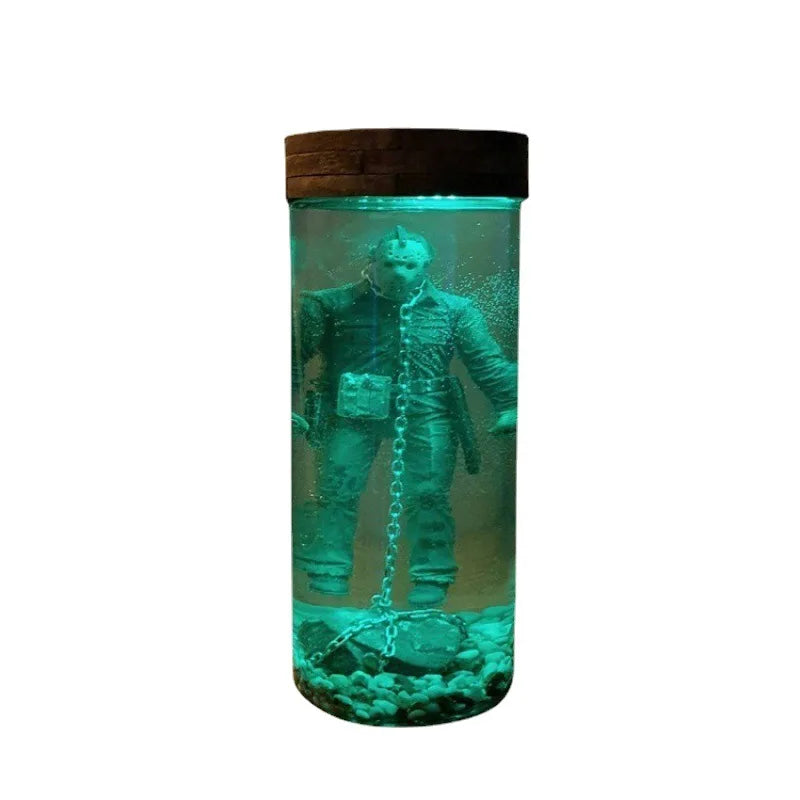 Jason Is Alive Resin Lamp Horror Movie Character Night Light