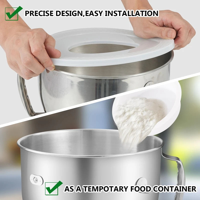 7 Quart Stainless Steel Mixer Bowl For Kitchenaid Stand Mixers,For Kitchenaid Mixer Accessories,For Kitchenaid Bowl