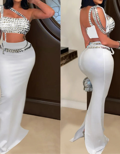 Load image into Gallery viewer, Women&#39;s 2 piece Dress set
