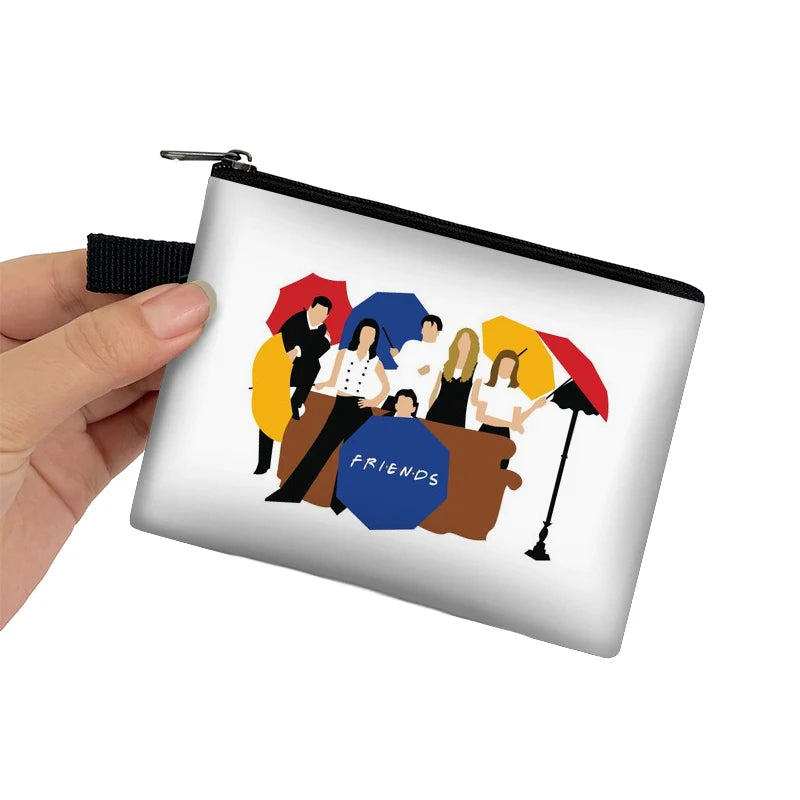 Friends Print Coin Purse CENTRAL PERK Small Wallets