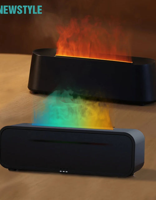 Load image into Gallery viewer, USB Aroma Diffuser Humidifier Addable Essential Oils Aroma Diffuser with Timer Protection Function 7 Colours Ambient Night Light
