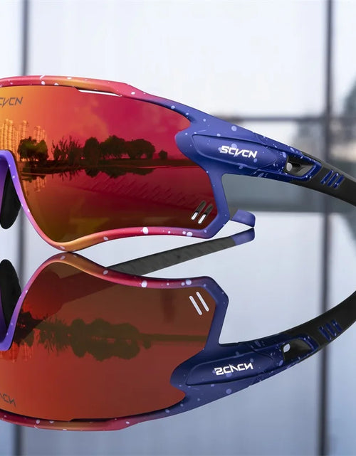 Load image into Gallery viewer, SCVCN Polarized Cycling Glasses MTB Riding Running Sunglasses UV400 Fishing Goggles Man Woman Bike Bicycle Eyewear
