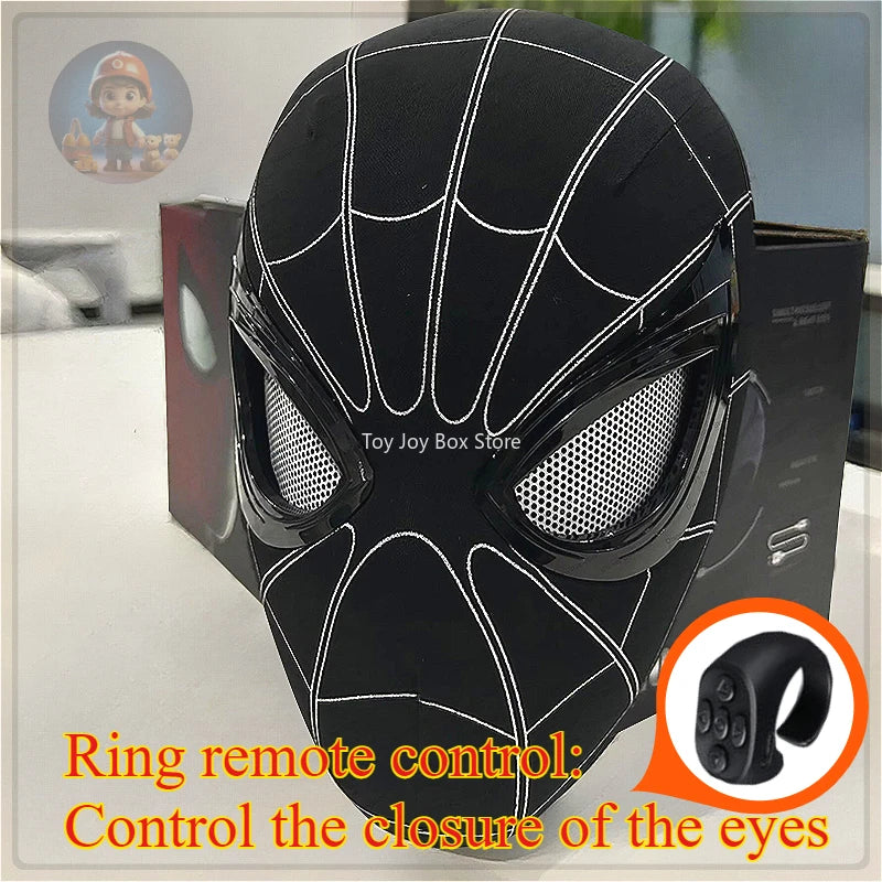 New Spider-man:no Way Home Spider Man Mask Luxury Helmet Rechargeable Remote Eyes Movable Mask Cosplay Decoration Gift Toys