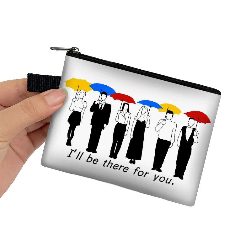 Friends Print Coin Purse CENTRAL PERK Small Wallets