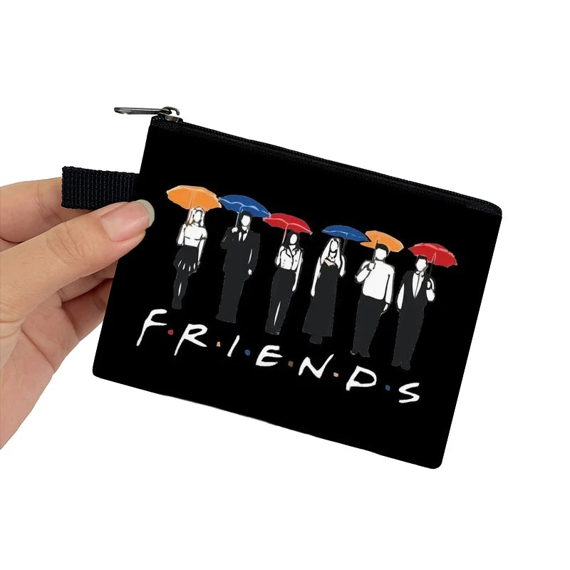 Friends Print Coin Purse CENTRAL PERK Small Wallets