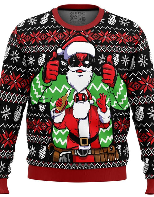 Load image into Gallery viewer, Christmas Men&#39;s Hoodie Captain America Boy Pullover 3D Printing Oversized Top Venom Men&#39;s Pullover Deadpool Marvel Mens Clothing

