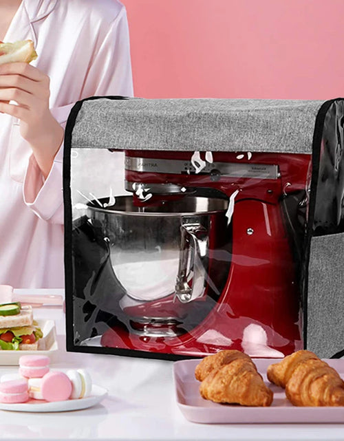 Load image into Gallery viewer, Dust Stand Mixer Cover for Kitchenaid Storage Pocket Oxford Stain Resistant Cover Kitchen Aid Blender Dust Cap Accessories
