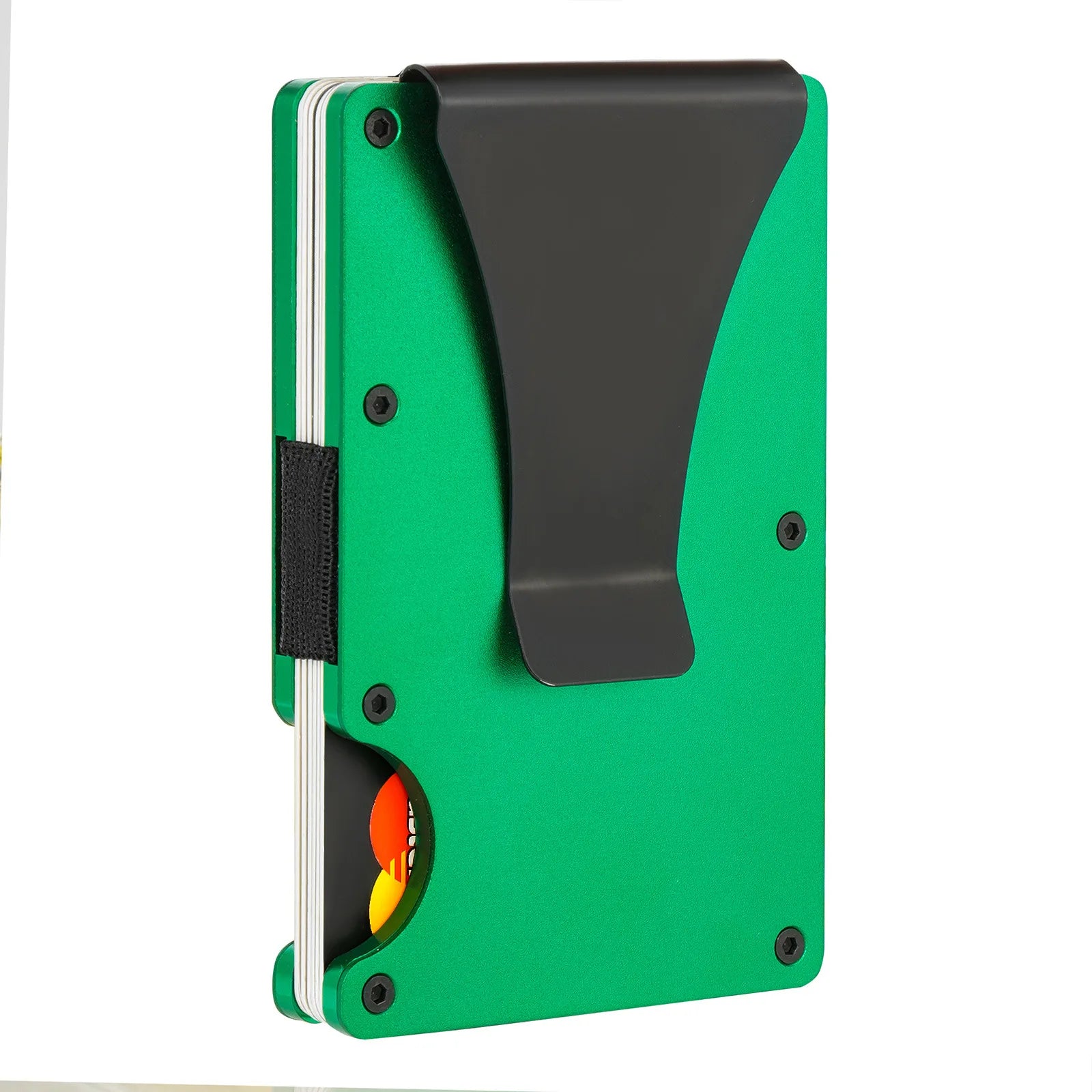 Slim Wallet Men  Front Pocket  Blocking Minimalist Wallet For Men Metal Wallet With Money Clip Mini  Holder ID Credit Card