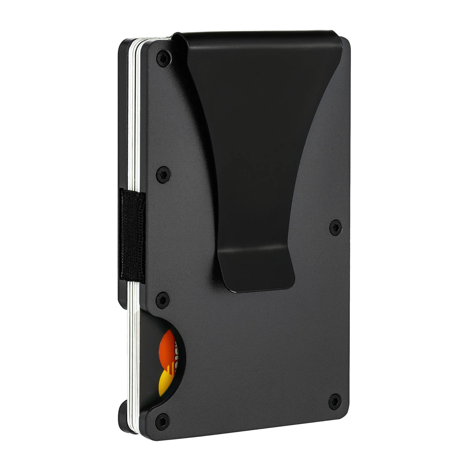 Slim Wallet Men  Front Pocket  Blocking Minimalist Wallet For Men Metal Wallet With Money Clip Mini  Holder ID Credit Card