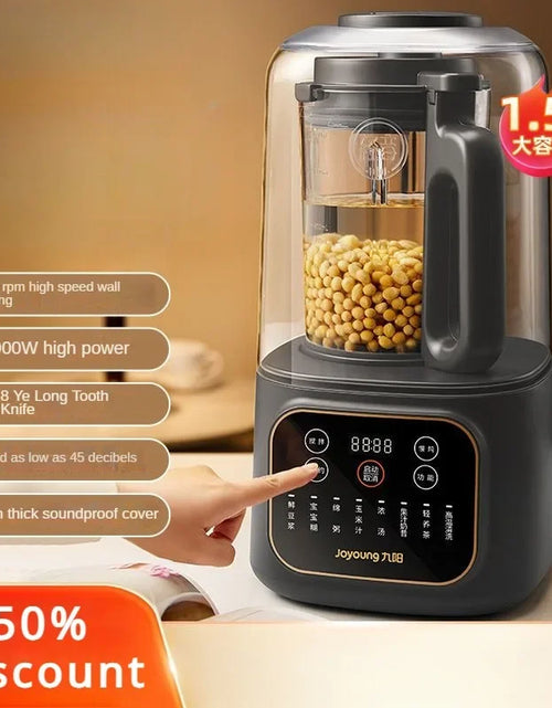 Load image into Gallery viewer, Joyoung Wall Breaker Household Fully Automatic Bass Filter-Free Heating Health Juicing Soybean Milk Machine Large Capacity
