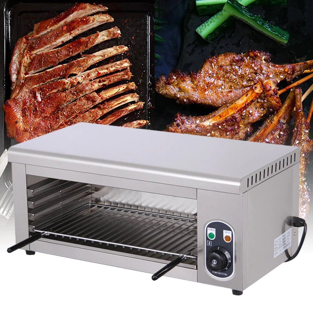 Käseschmelzer, elektrischer Käseschmelzer, 2000 W, Salamander, Broiler, BBQ, Grill, Arbeitsplatte