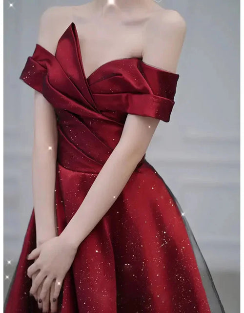 Cargar imagen en el visor de la galería, Vestido de satén para mujer
