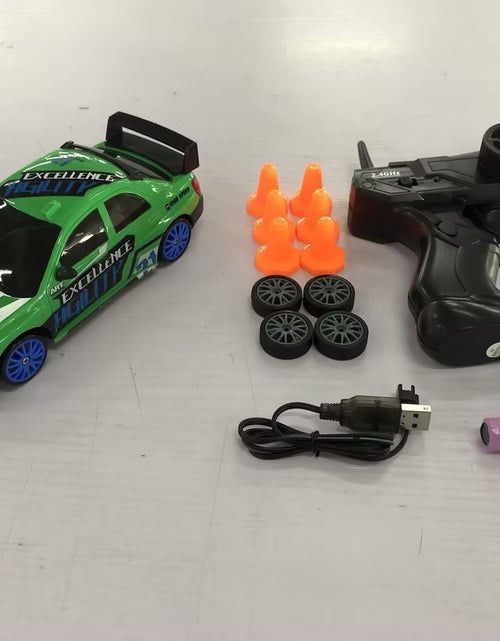 Bild in Galerie-Viewer laden, 2,4G Drift Rc Auto 4WD RC Drift Auto Spielzeug Fernbedienung GTR Modell AE86 Fahrzeug Auto RC Rennwagen Spielzeug für Kinder Weihnachtsgeschenke

