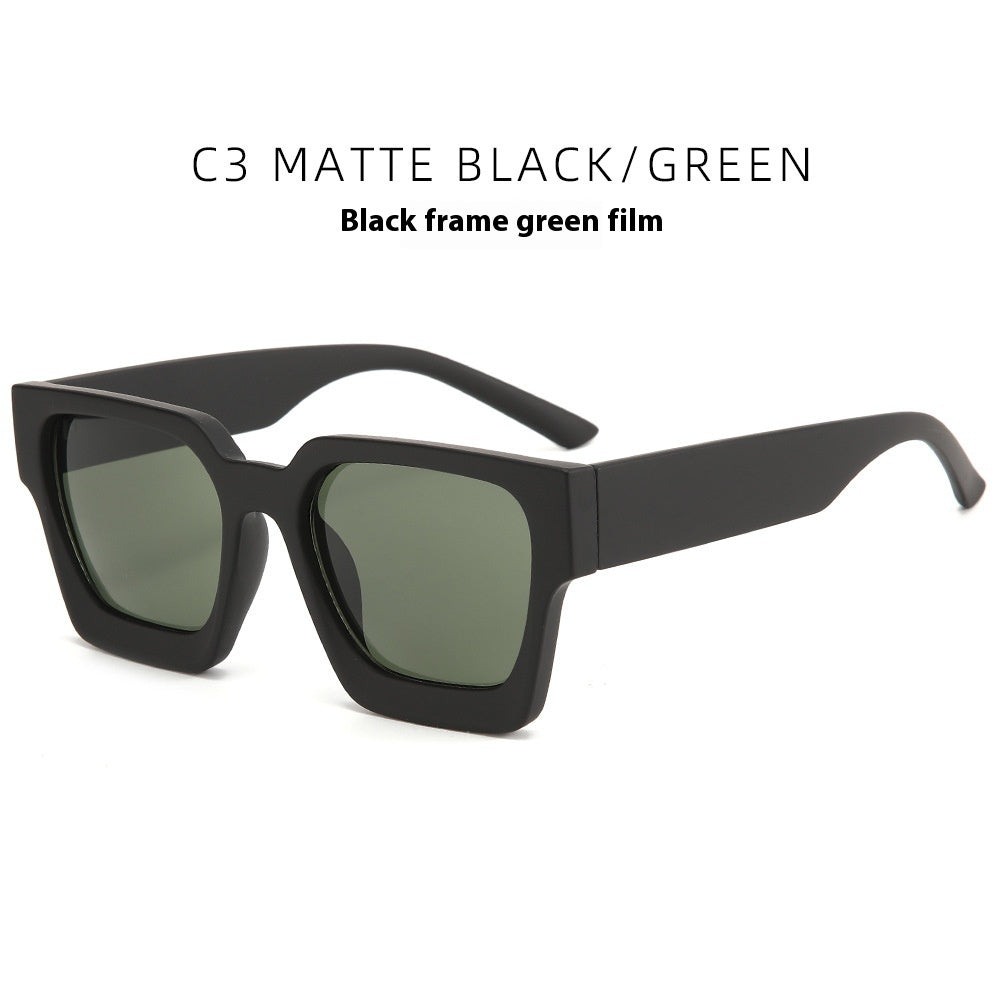 Gafas de sol con montura grande y protección UV