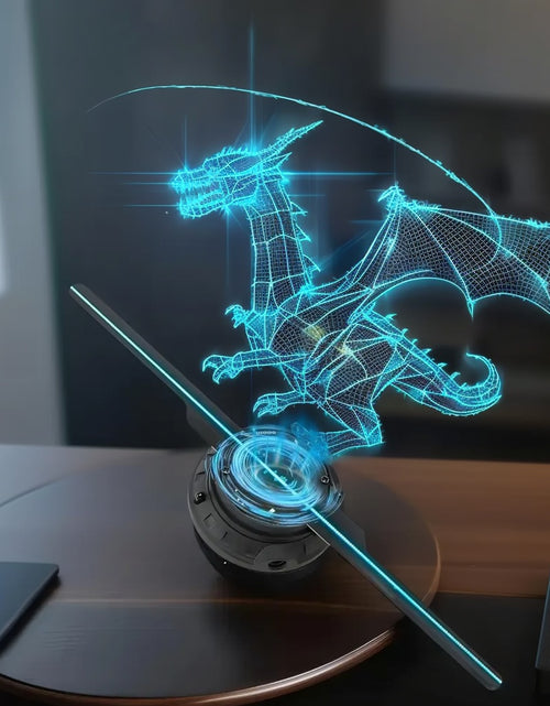 Load image into Gallery viewer, 3D Hologram Fan Naked-eye Projector Holiday Gifts, Holiday Lighting, Party Lighting
