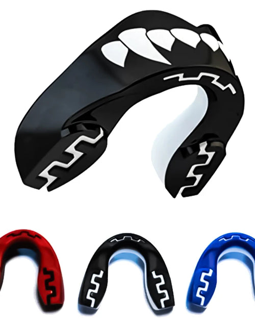 Cargar imagen en el visor de la galería, Sports Mouth Guard Teeth Protector Adults Junior EVA Mouthguard for Boxing Basketball Lacrosse Football MMA Martial Arts Hockey
