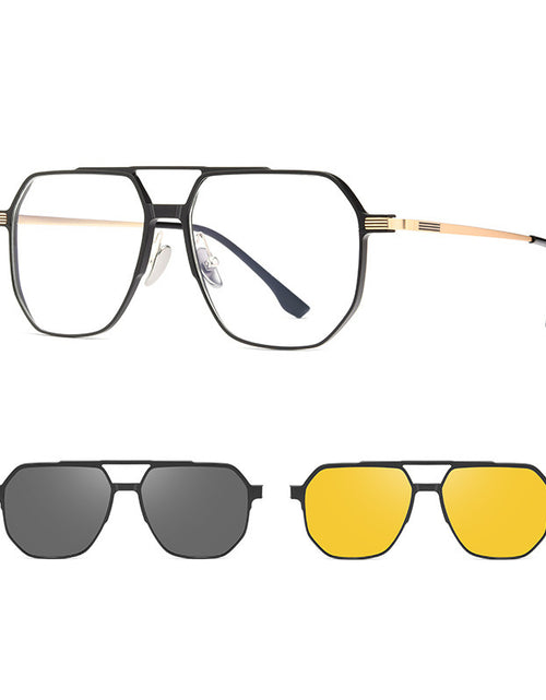 Load image into Gallery viewer, Aluminum Magnesium Set Polarizing Mirror Large Frame Sunglasses
