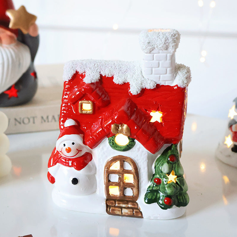 Weihnachtsmann Hohl Ambiente Licht Weihnachtsbaum Glocke Dekorative Anhänger