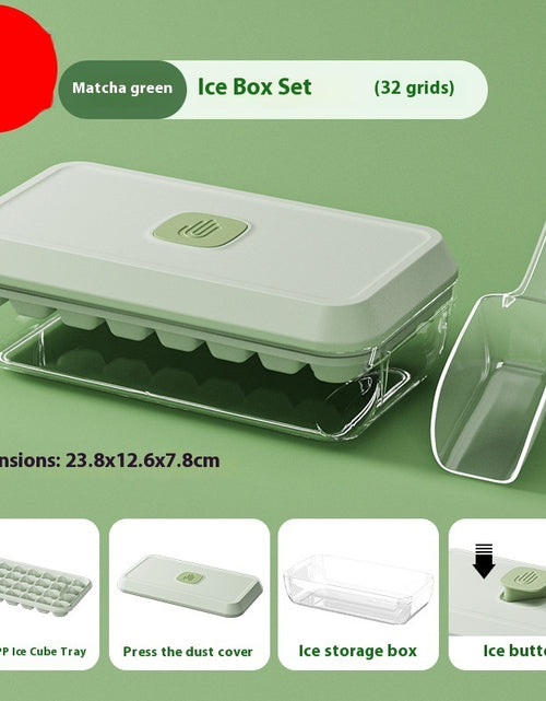 Load image into Gallery viewer, Food Grade Press Ice Cube Mold Homemade Ice Cube Tray
