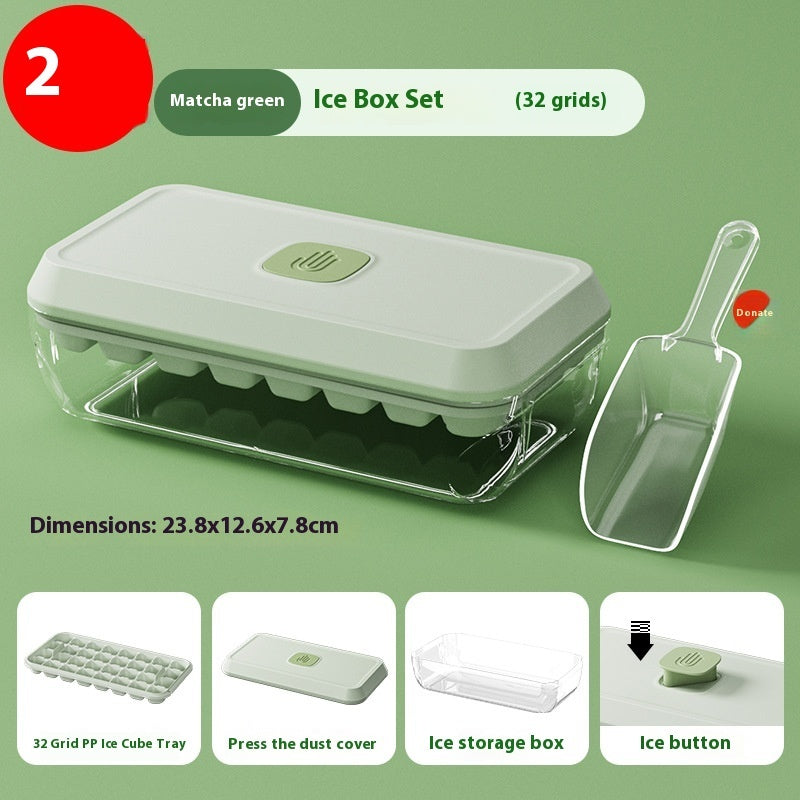 Food Grade Press Ice Cube Mold Homemade Ice Cube Tray