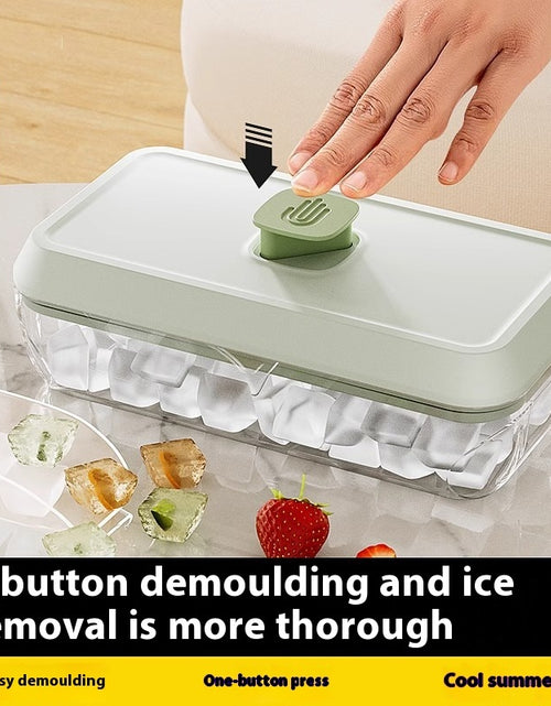 Load image into Gallery viewer, Food Grade Press Ice Cube Mold Homemade Ice Cube Tray
