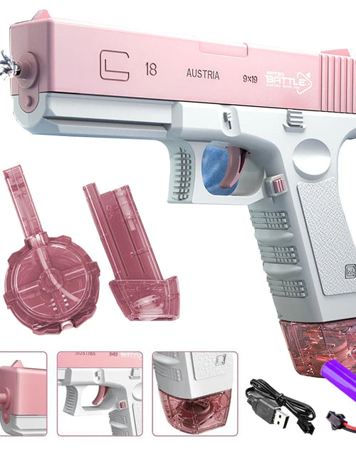 Cargar imagen en el visor de la galería, Electric Water Spray Toy Bursts Children High-Pressure Strong Charging Energy Bared Water Automatic Water Spray Summer Tos
