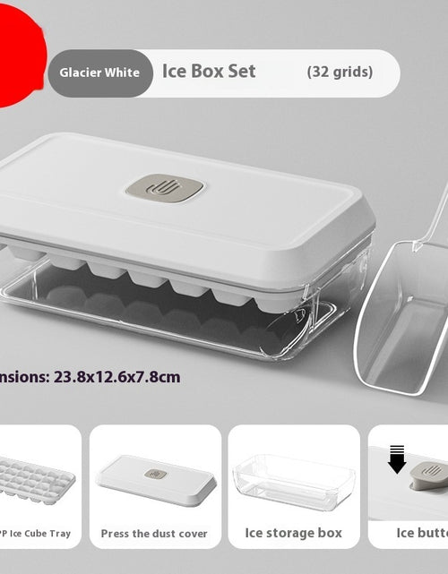 Load image into Gallery viewer, Food Grade Press Ice Cube Mold Homemade Ice Cube Tray
