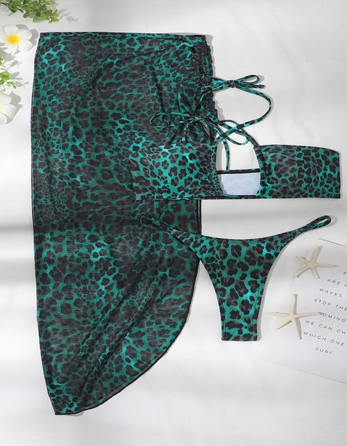 Load image into Gallery viewer, Women&#39;s Fashion Printed Swim Bikini Three Piece
