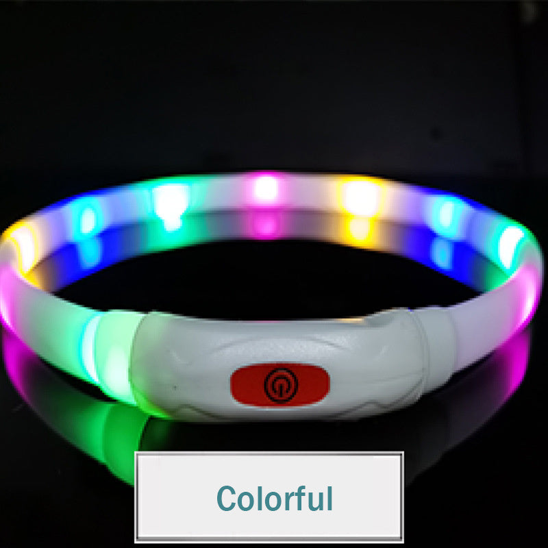 Collar luminoso para mascotas para todas las estaciones