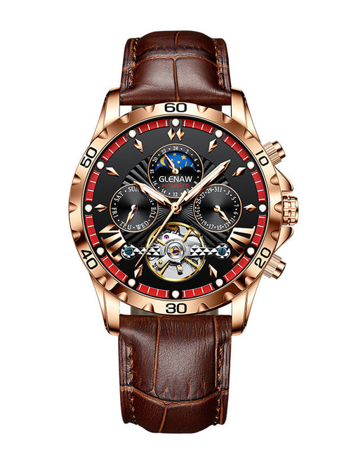 Load image into Gallery viewer, Men&#39;s Fashion Hollowed-out Watch Automatic Mechanical Watch
