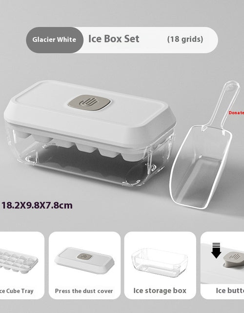 Load image into Gallery viewer, Food Grade Press Ice Cube Mold Homemade Ice Cube Tray
