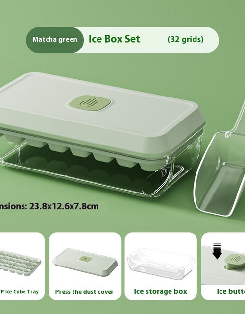 Load image into Gallery viewer, Food Grade Press Ice Cube Mold Homemade Ice Cube Tray
