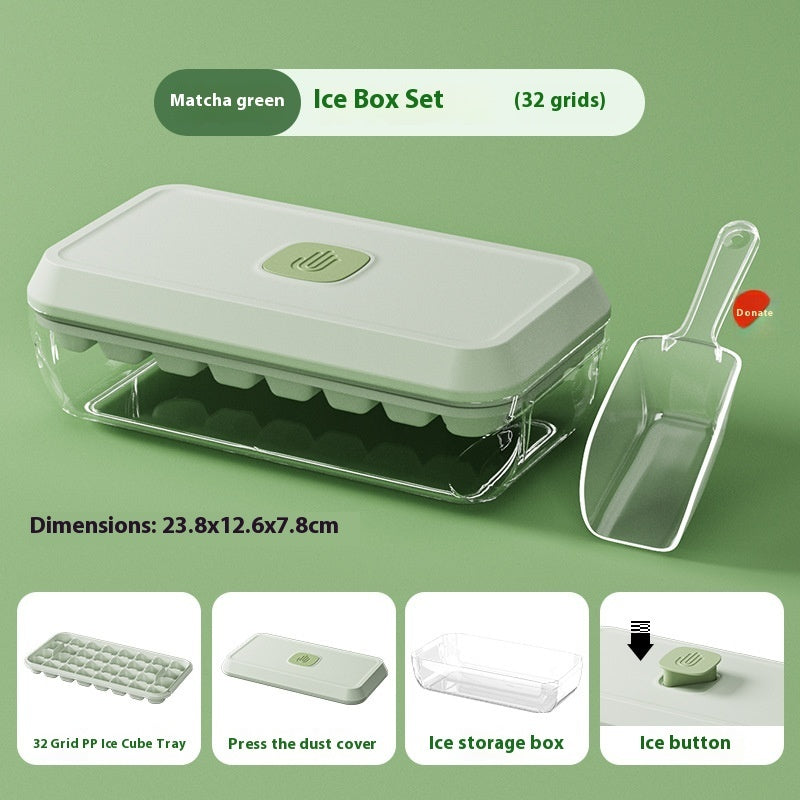 Food Grade Press Ice Cube Mold Homemade Ice Cube Tray