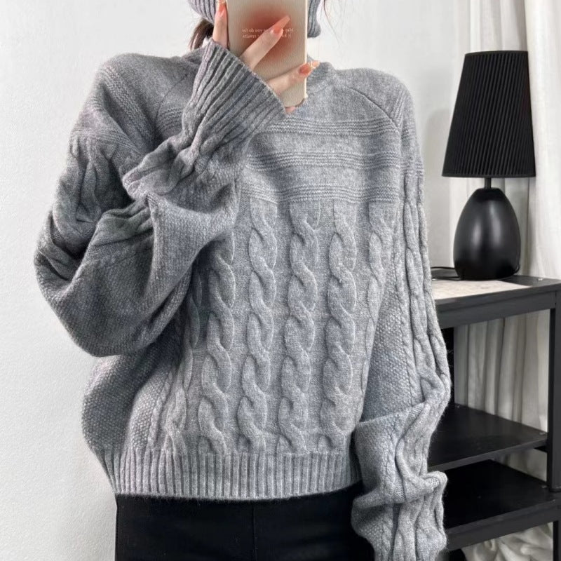 Idle Style Damen Schlankmachendes Stricktop