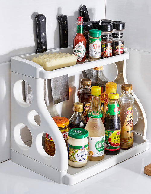 Load image into Gallery viewer, Kitchen Storage Shelving Kitchen Supplies Storage Artifact Multilayer
