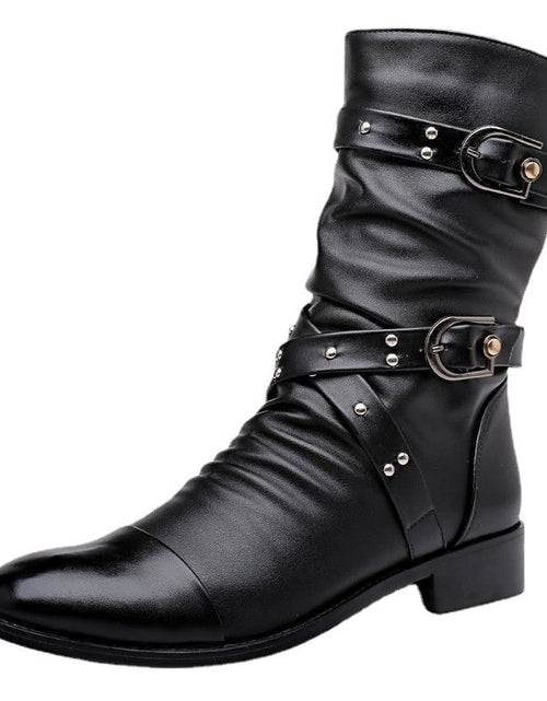 Load image into Gallery viewer, Men&#39;s Pointed Toe Within Wellingtons
