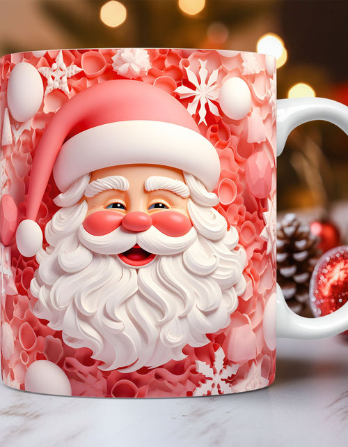 Bild in Galerie-Viewer laden, Kreative 3D-Weihnachtstasse aus Keramik, einzigartiges Weltraum-Design, Schneemann, Weihnachtsmann, Kaffeetasse, Teetasse, Milchbecher, Weihnachtsgeschenke für Kinder und Erwachsene, Küchenhelfer
