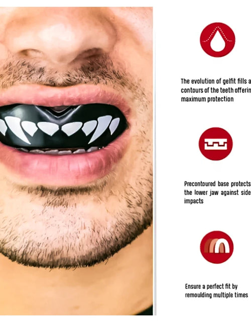 Cargar imagen en el visor de la galería, Sports Mouth Guard Teeth Protector Adults Junior EVA Mouthguard for Boxing Basketball Lacrosse Football MMA Martial Arts Hockey
