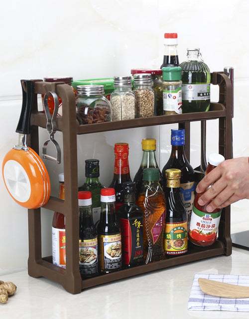 Load image into Gallery viewer, Kitchen Storage Shelving Kitchen Supplies Storage Artifact Multilayer
