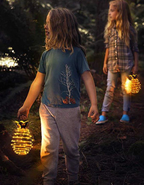 Load image into Gallery viewer, Outdoor Waterproof Garden Pineapple Solar Lights Path Lights Hanging Fairy Lights Solar Led Warm Fairy String Decor

