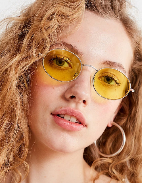 Load image into Gallery viewer, Sun Protection Trend Retro Oval Sun Glasses
