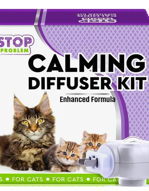 Load image into Gallery viewer, Cat Calming Diffuser &amp; Pet Anti Anxiety Products Feline Calm Pheromones Plug In

