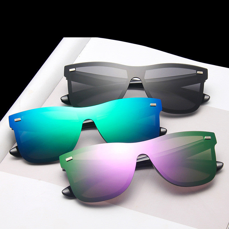Sun Glasses Men's Colorful Reflective Windshield