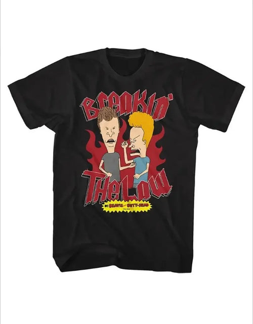 Load image into Gallery viewer, Beavis And Butthead Breaking The Law MTV TV T-Shirt
